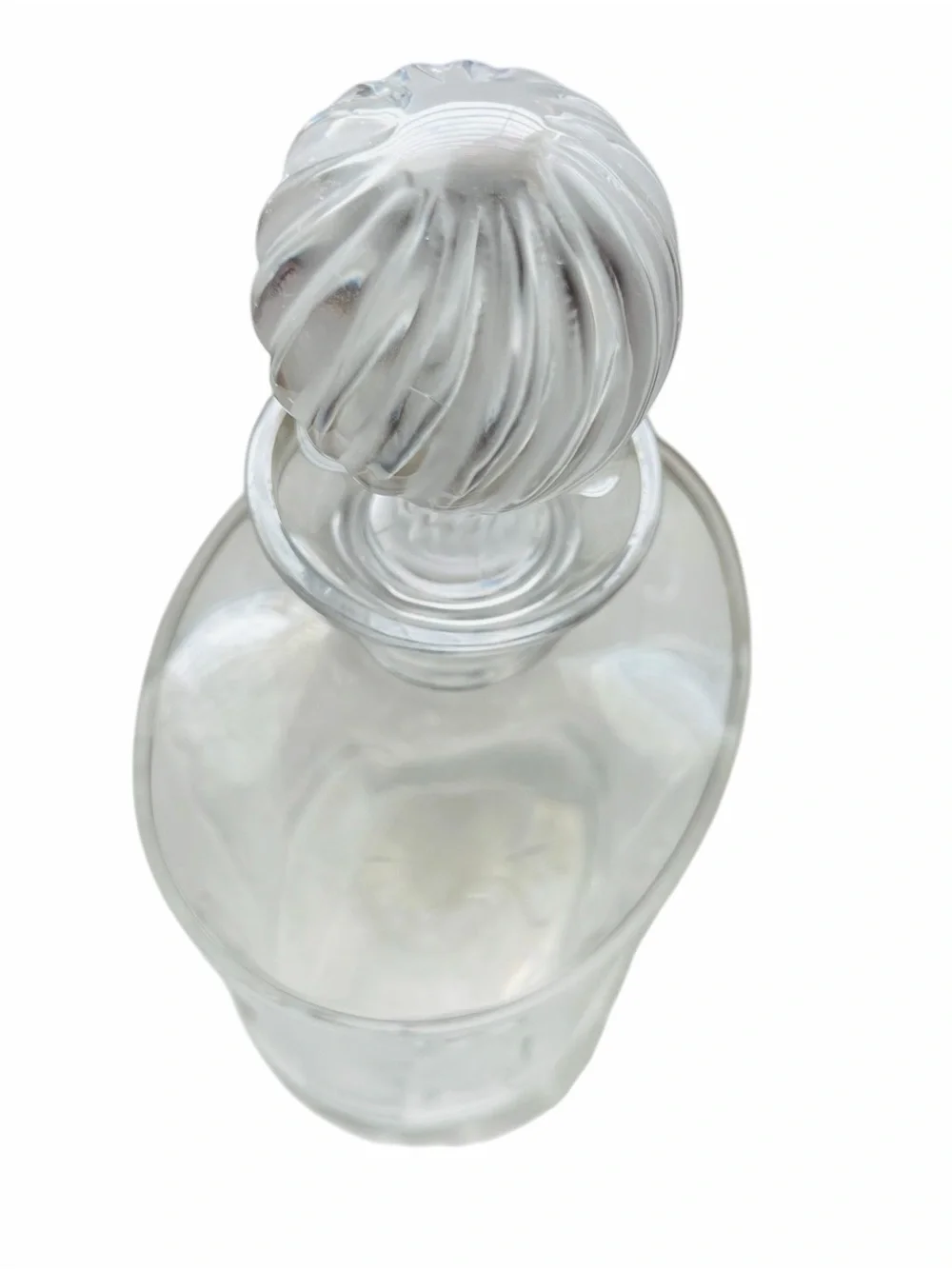 Vintage Lalique Femmes Crystal Decanter with Stopper
